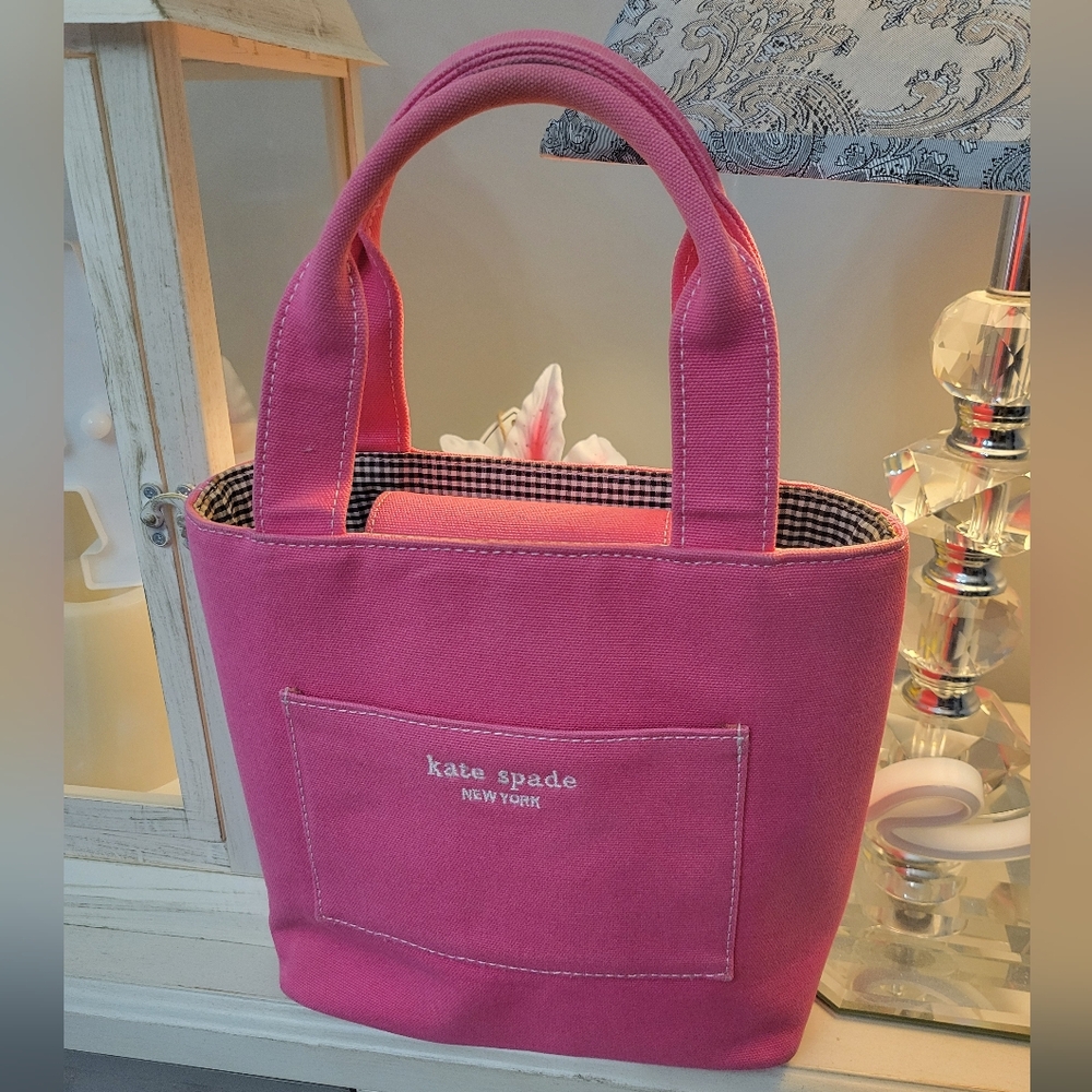Kate Spade NY Canvas Tote EUC